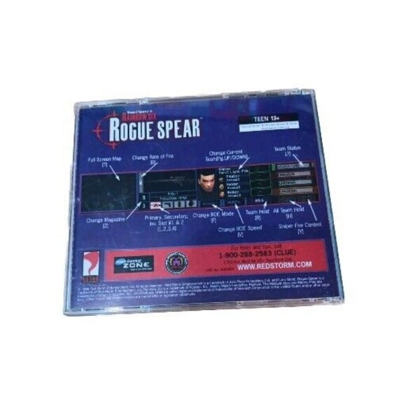 Tom Clancy’s Rainbow Six Rogue Spear Video Game Pc CD-ROM T-Teen - Picture 2 of 3